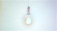 Pendant Donna Oro Woman Perle in White Gold Perla DCHR2704 - DCHR2704